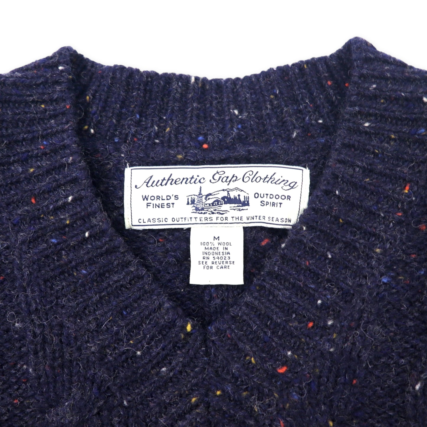 Authentic Gap Clothing (OLD GAP) 90s Fisherman Knit Sweater M