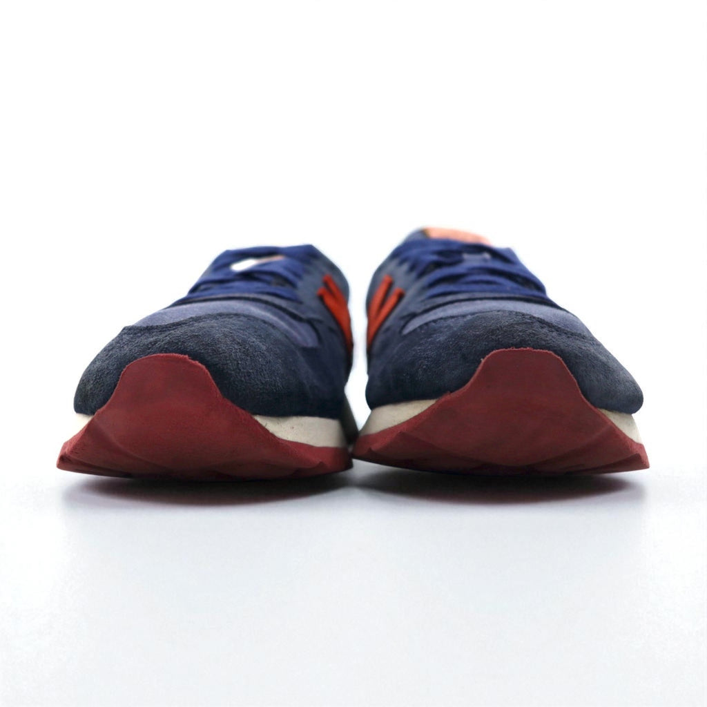 new balance USA製 M990DSA スエード スニーカー 26.5cm ネイビー ホーウィンレザー vibramソール