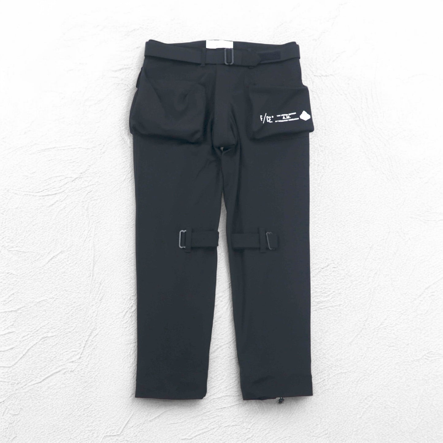 F/CE. × MOUNTAIN RESARCH ボンテージパンツ S ブラック SOLOTEX BONDAGE PANTS 10THFMR001