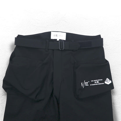 F/CE. × MOUNTAIN RESARCH ボンテージパンツ S ブラック SOLOTEX BONDAGE PANTS 10THFMR001