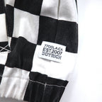 JOYRICH フラッグチェック デニム トラッカージャケット L ホワイト ブラック コットン