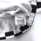 JOYRICH フラッグチェック デニム トラッカージャケット L ホワイト ブラック コットン