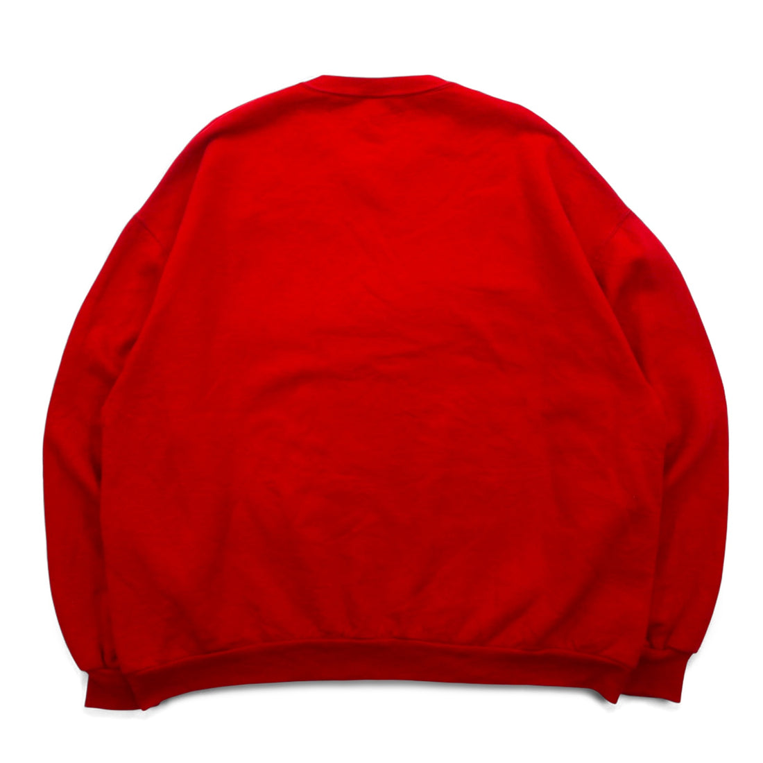 JERZEES Big Size Crew Neck Sweatshirt XL Red Cotton BIG BEAR Made in Mexico