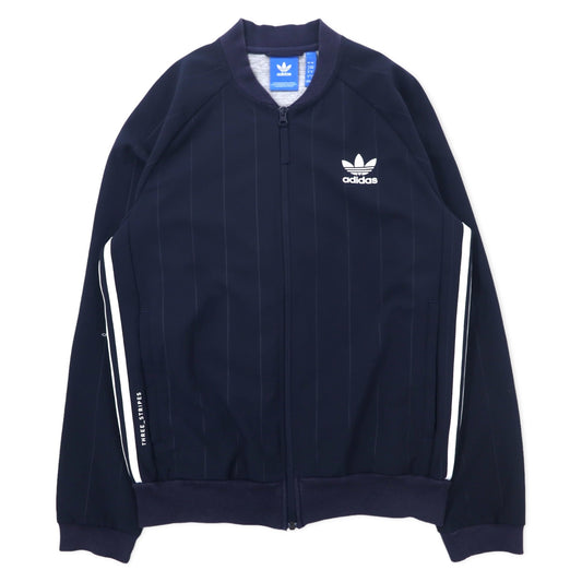 adidas originals ATP型 スーパースター トラックジャケット ジャージ O ネイビー ポリエステル トレフォイルロゴ 3ストライプス TKO Denim Super Star Track JKT BK2227