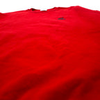 JERZEES Big Size Crew Neck Sweatshirt XL Red Cotton BIG BEAR Made in Mexico