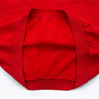 JERZEES Big Size Crew Neck Sweatshirt XL Red Cotton BIG BEAR Made in Mexico