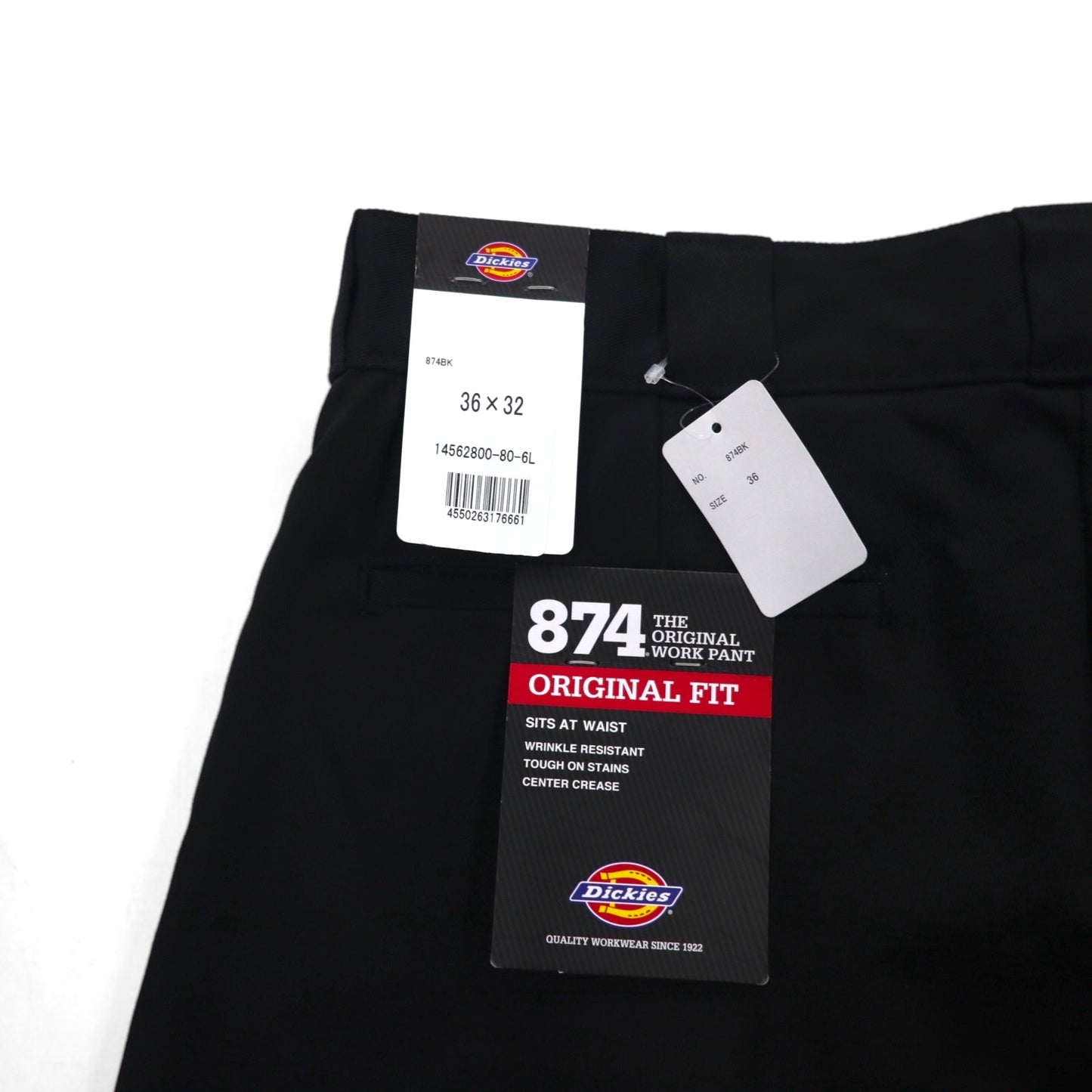 Dickies 874 Original Fit Twill Work Chino Pants, Size L, Polyester and Cotton, Unused