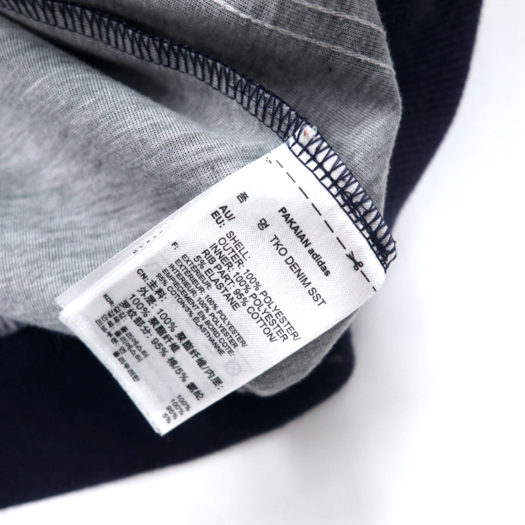 adidas originals ATP型 スーパースター トラックジャケット ジャージ O ネイビー ポリエステル トレフォイルロゴ 3ストライプス TKO Denim Super Star Track JKT BK2227