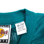 Hard Rock HOTEL 90年代 ゲームシャツ L グリーン ナイロン ロゴプリント ナンバリング デッドストック 未使用品