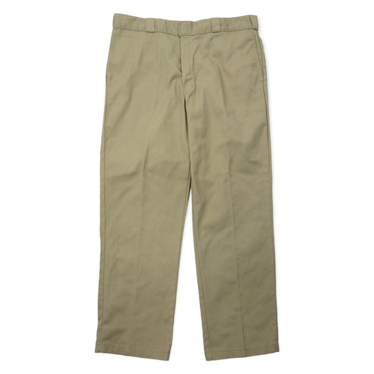 日本然リトテ-古着オンライン-Dickies 874 オリジナルフィット チノパンツ 38 ベージュ ポリエステル-Dickies 874 Original Fit Chino Pants 38 Beige Polyester