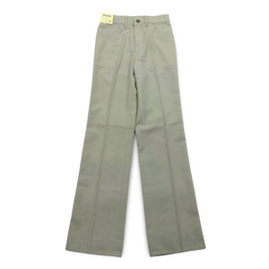 BIG JOHN 70年代 センタープレス ブーツカット フレアパンツ S ベージュ デッドストック 未使用品