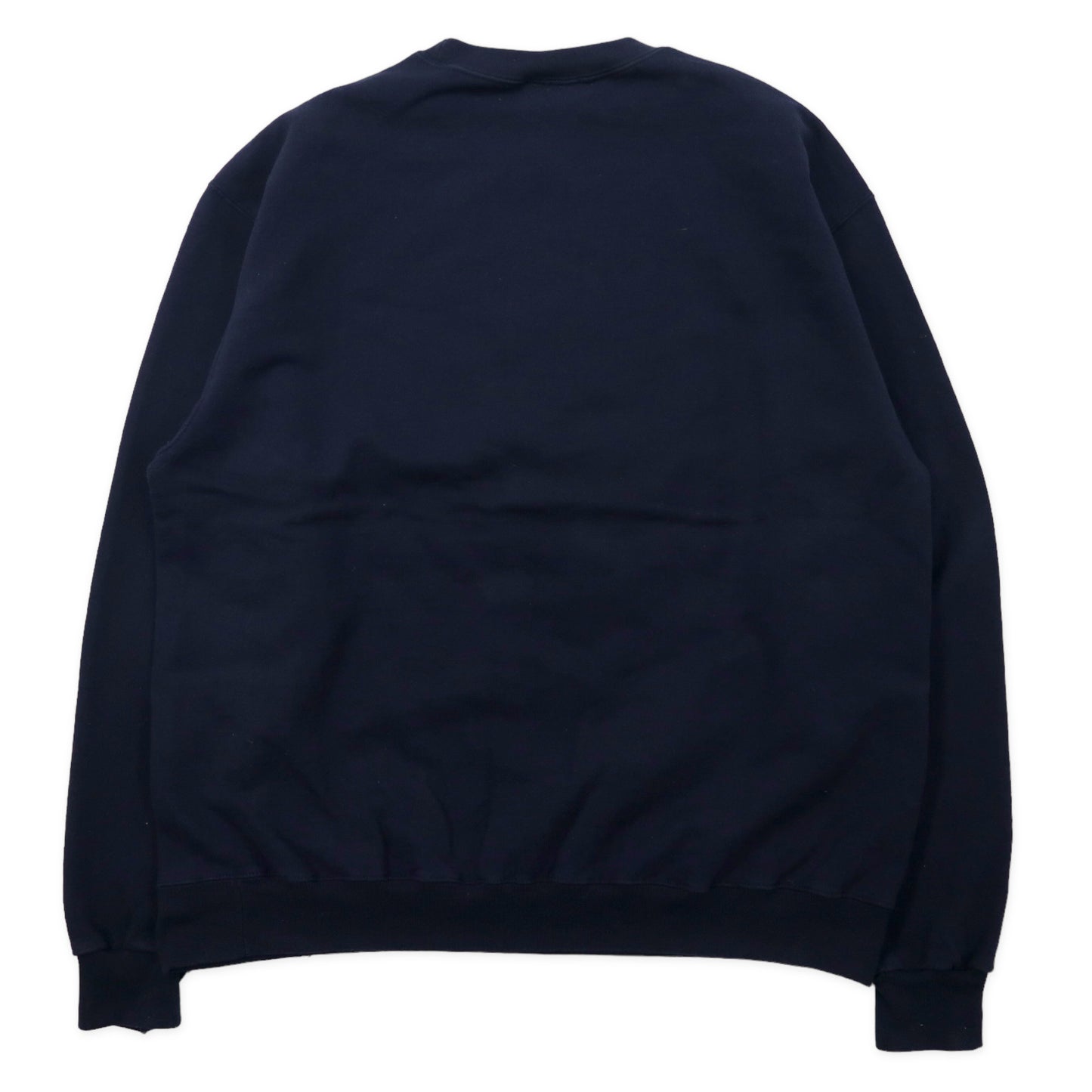 Champion ECO クルーネックスウェット 2XL ネイビー コットン 裏起毛 US企業 NATIONAL INSTITUTES ビッグサイズ