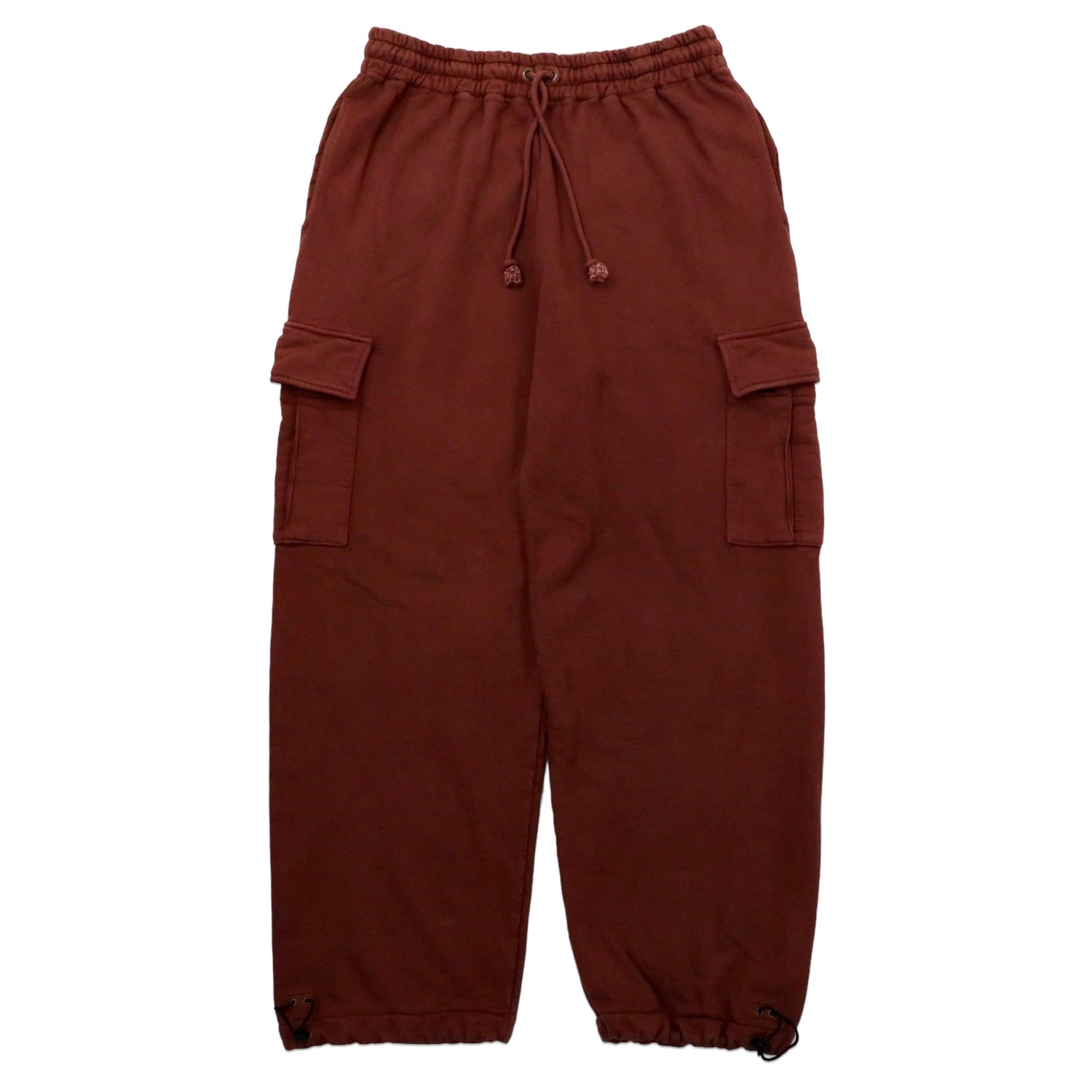 BOWWOW Sweat CARGO PANTS L Brown Sweat Cargo Pants 22aw Japan Made