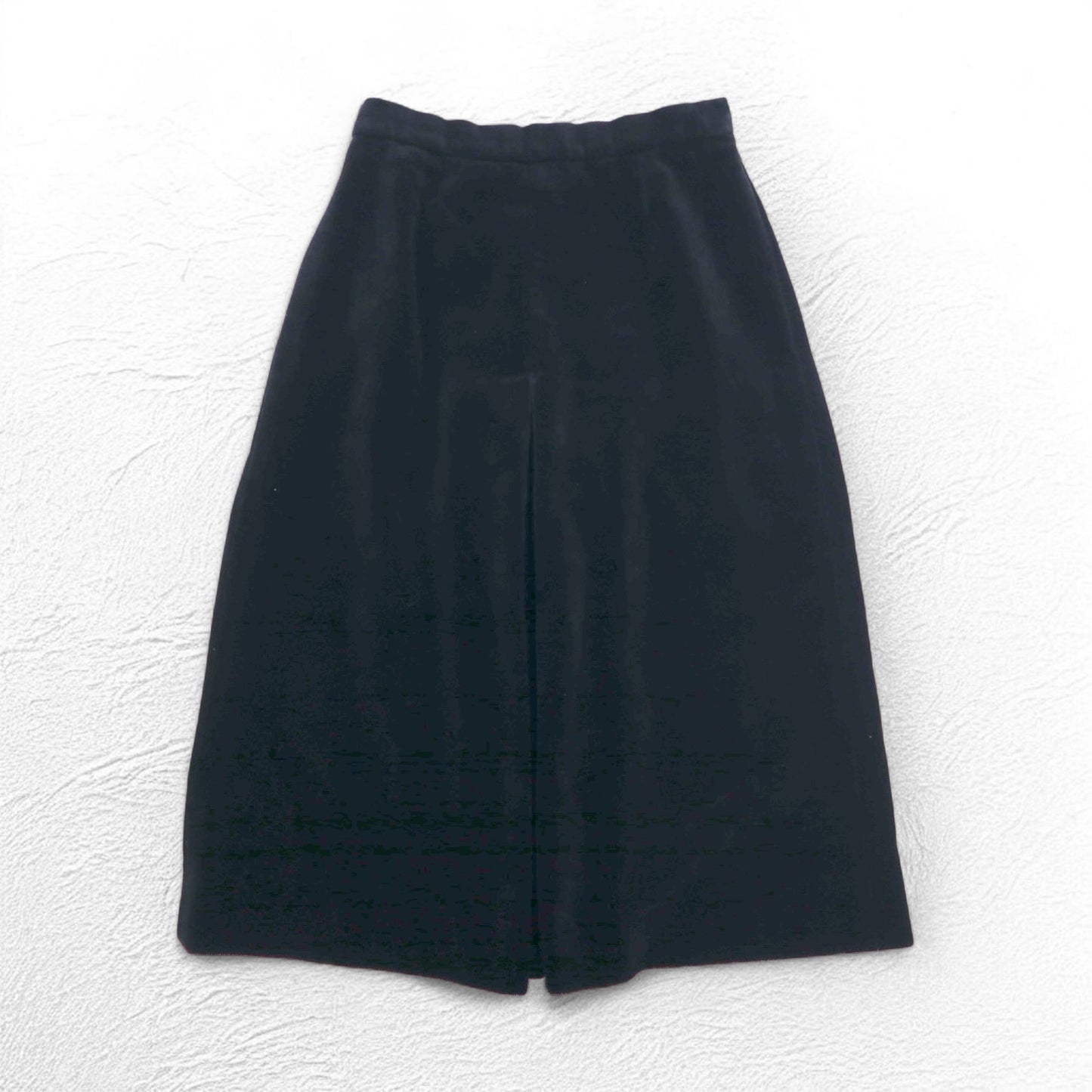 BURBERRYS オールド ベロア フレアスカート S ブラック コットン 日本製