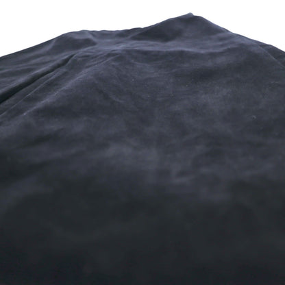 BURBERRYS オールド ベロア フレアスカート S ブラック コットン 日本製