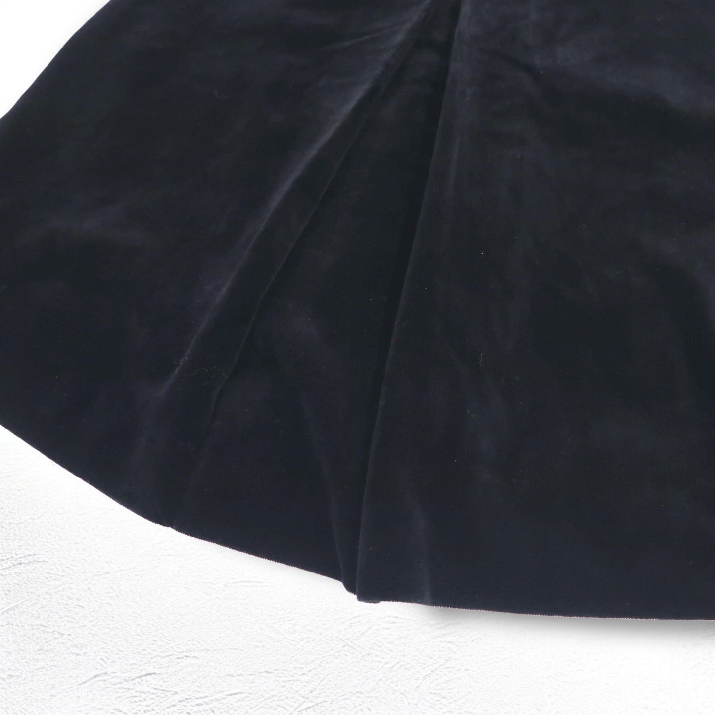 BURBERRYS オールド ベロア フレアスカート S ブラック コットン 日本製