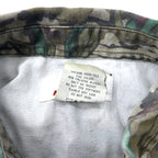 MOSSY OAK Hunting Shirt Button Down Shirt XL Khaki Camouflage Cotton Big Size