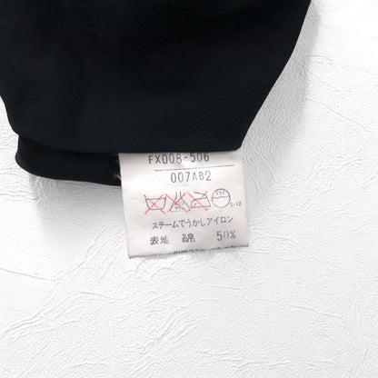 BURBERRYS オールド ベロア フレアスカート S ブラック コットン 日本製