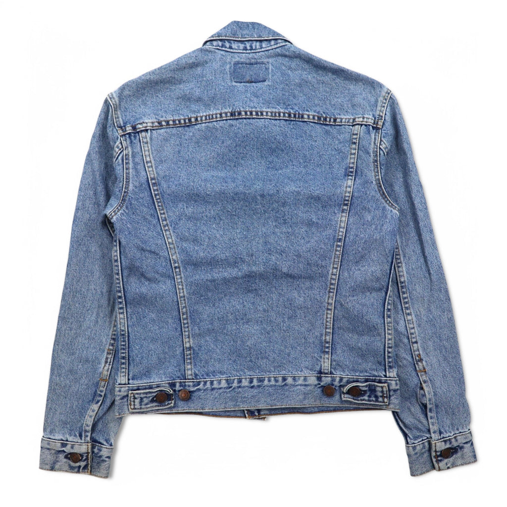 Levi's 90年代 USA製 デニムジャケット 4thタイプ Gジャン S インディゴ ブルー アイスウォッシュ 70505-0217 ボタン裏527