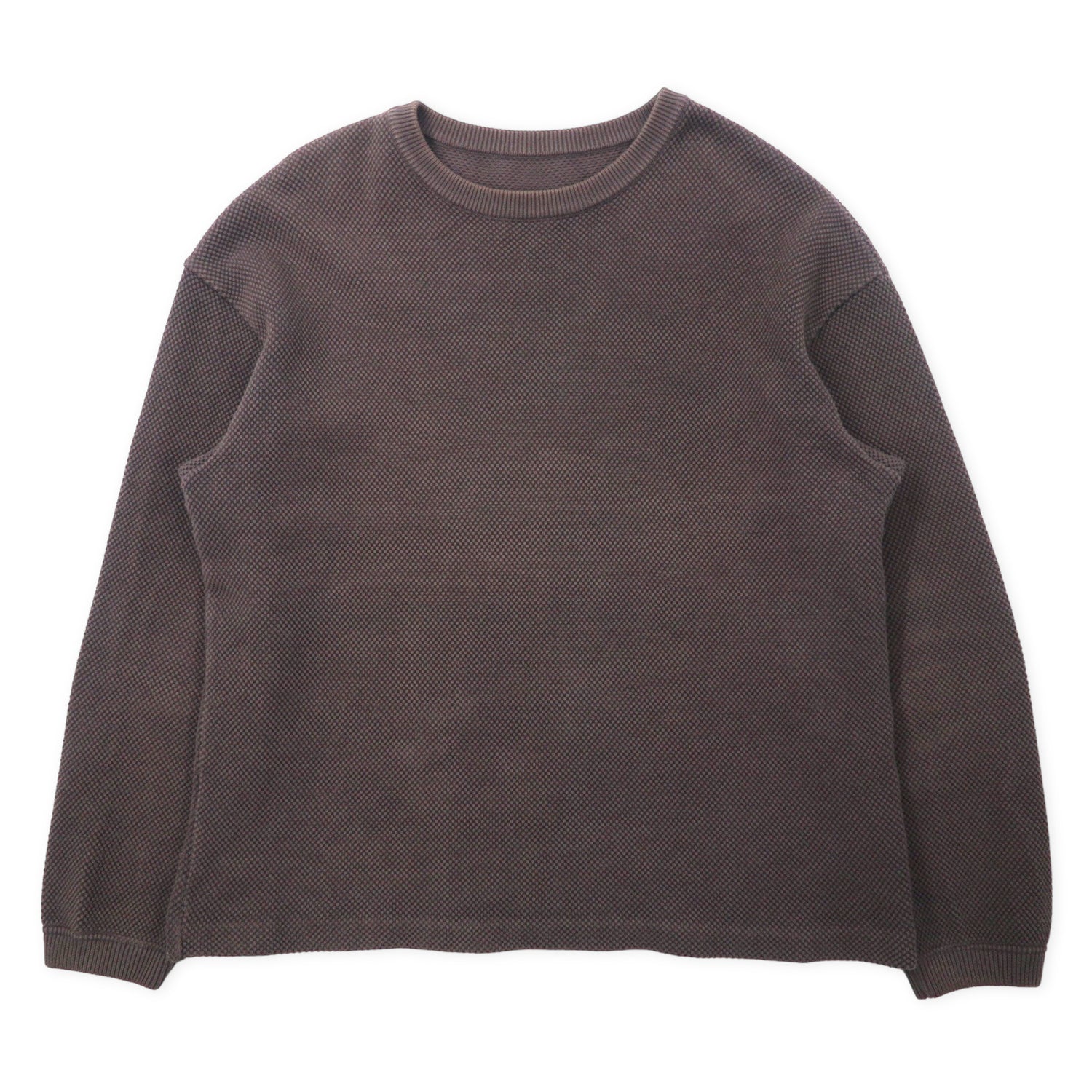 crepuscule◯Wool Moss Stitch L/S◯鹿の子ニット2回着用クリーニング ...