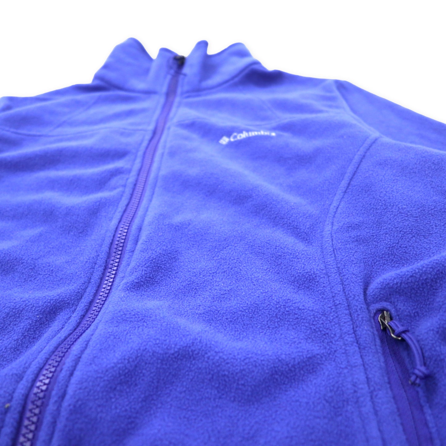Columbia フルジップ フリースジャケット L ブルー ポリエステル ロゴ刺繍 Women's Benton Springs Full Zip Fleece Jacket XL0098