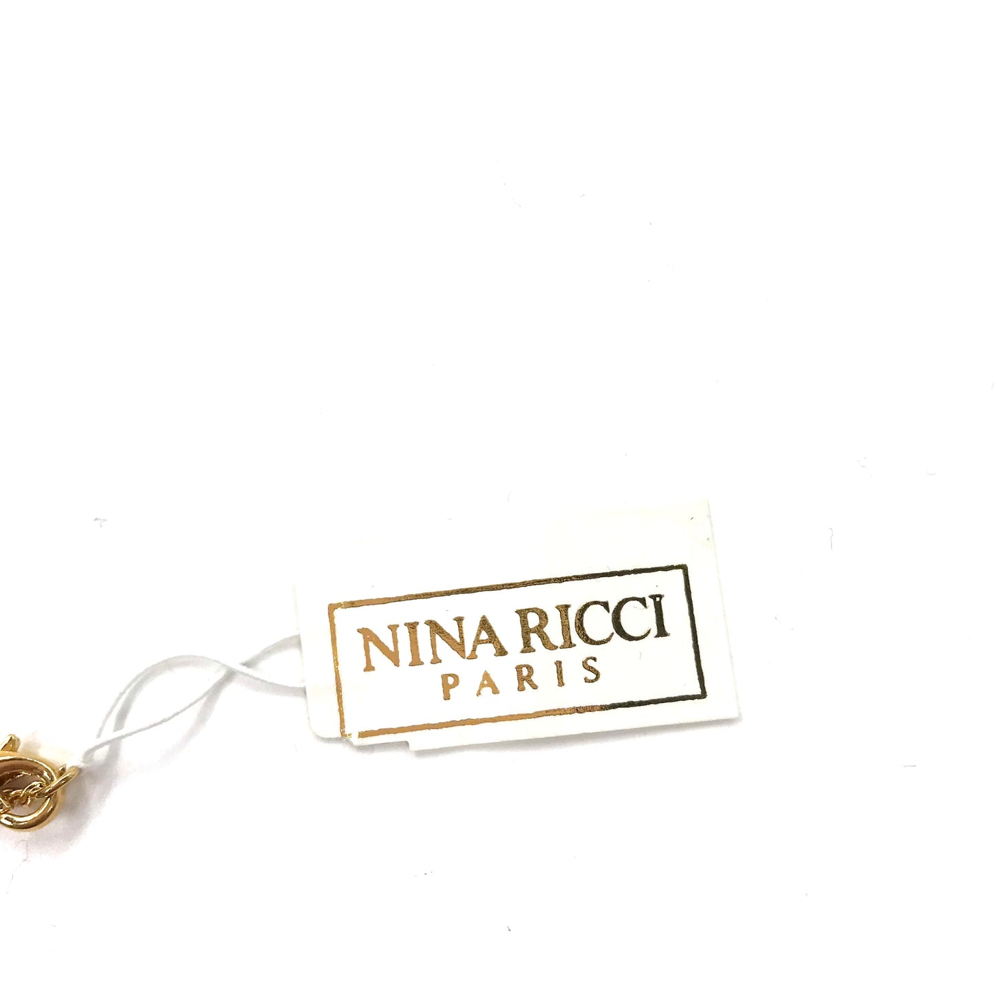 NINA RICCI チェーンブレスレット 18.5cm ゴールド オールド 未使用品