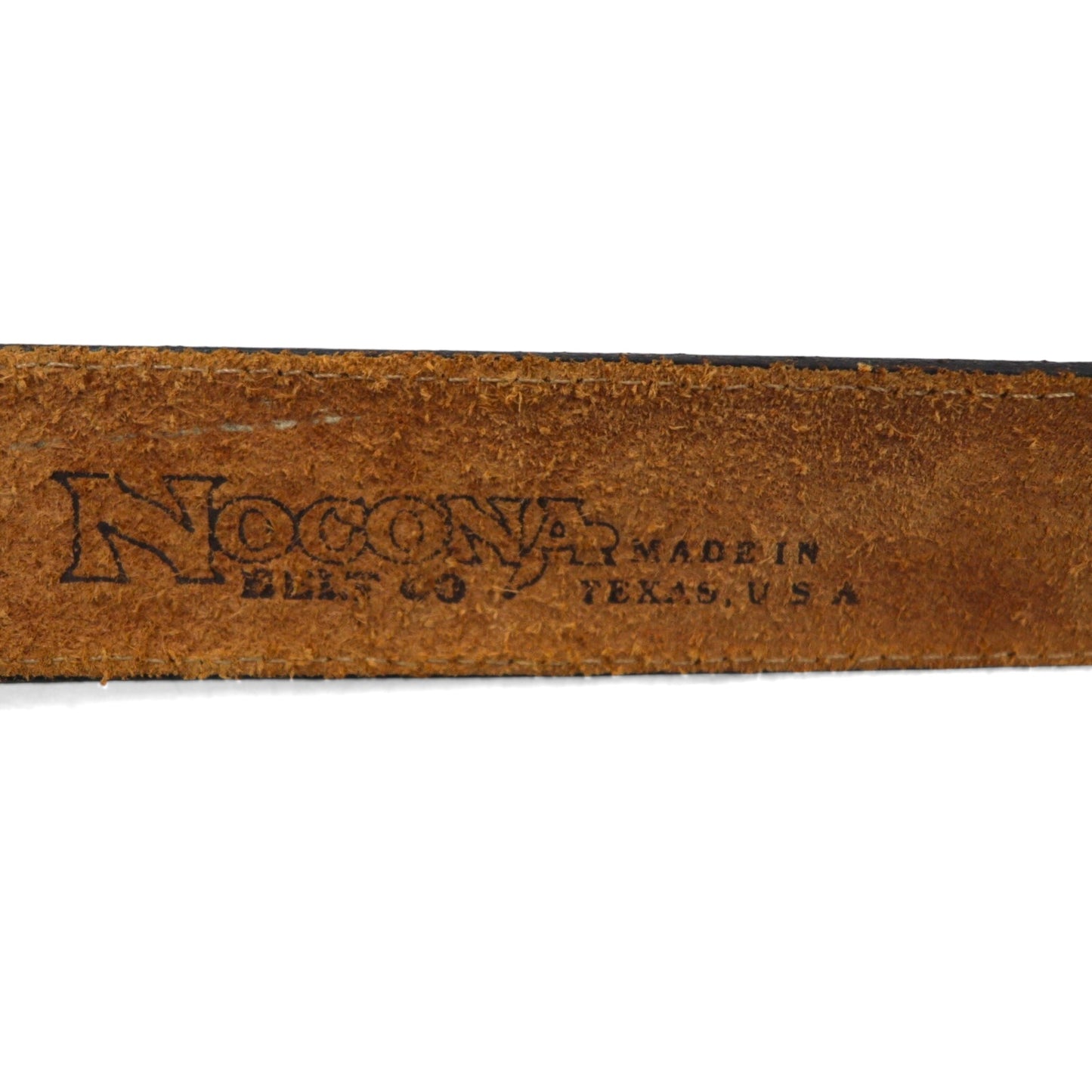 NOCONA USA製 ウエスタン レザーベルト 40 ブラック シルバー バックル