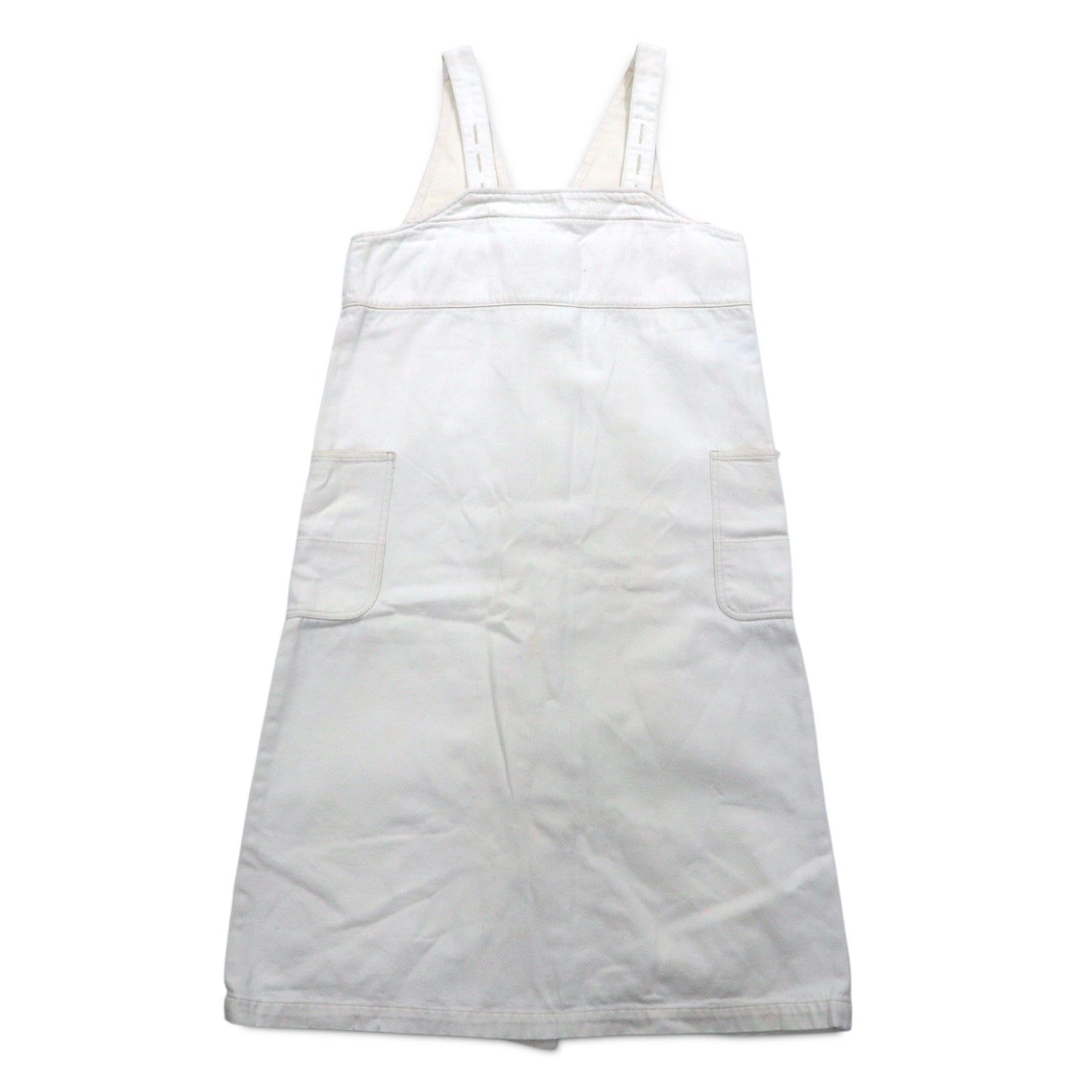 NIMES 2-way front and back jumper skirt overalls FREE white cotton NFG9508023