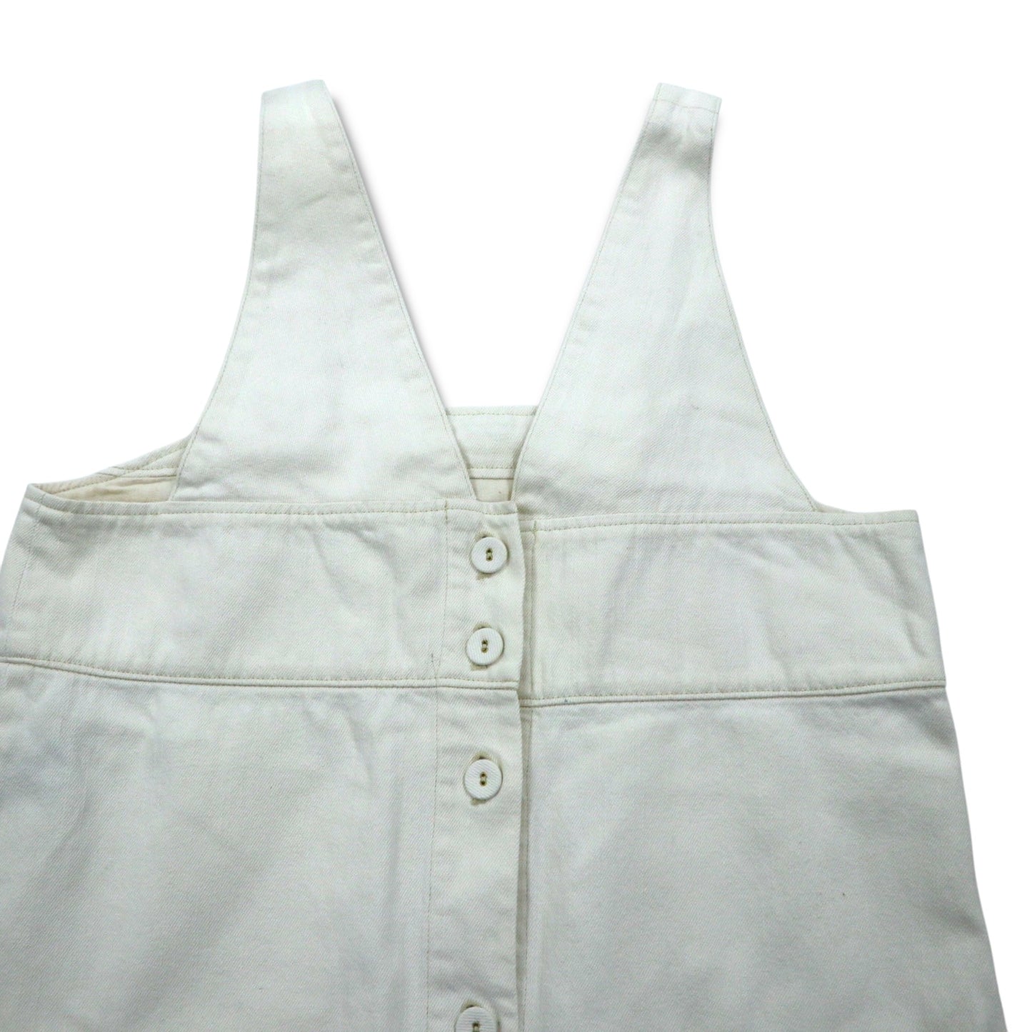 NIMES 2-way front and back jumper skirt overalls FREE white cotton NFG9508023
