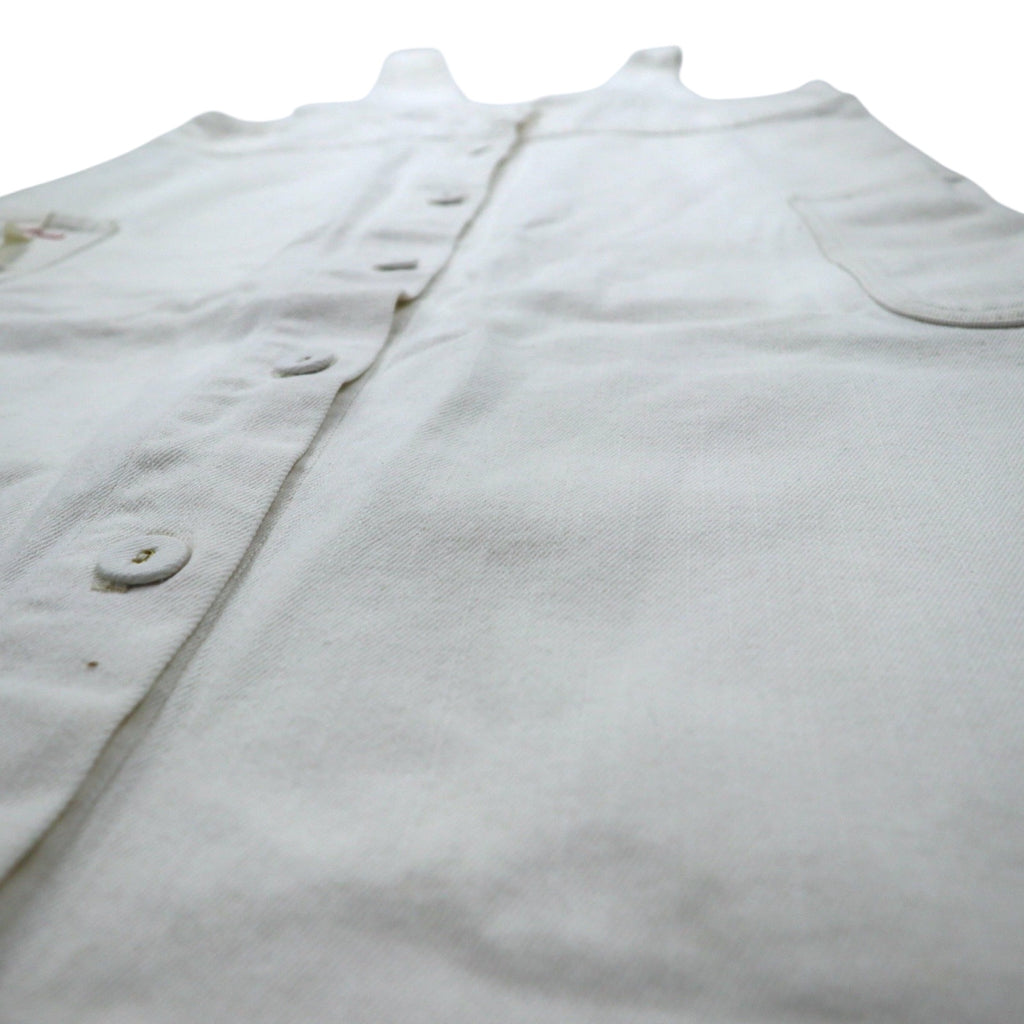 NIMES 2-way front and back jumper skirt overalls FREE white cotton NFG9508023