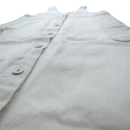 NIMES 2-way front and back jumper skirt overalls FREE white cotton NFG9508023