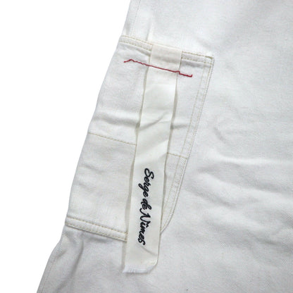 NIMES 2-way front and back jumper skirt overalls FREE white cotton NFG9508023