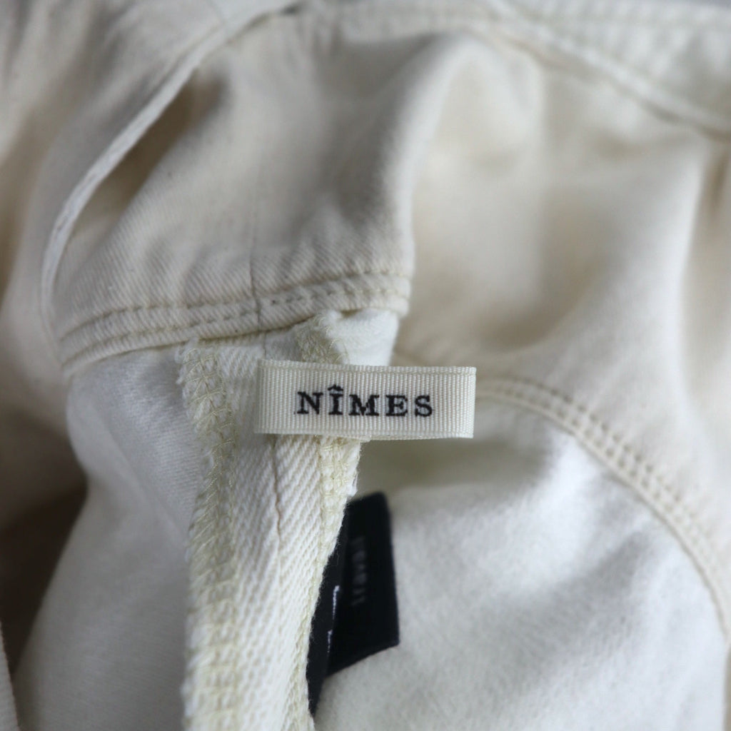 NIMES 2-way front and back jumper skirt overalls FREE white cotton NFG9508023