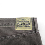 Levi's Silver Tab Loose Wide Leg Denim Pants, Size L, Gray, Zipper Fly, A3421-0006
