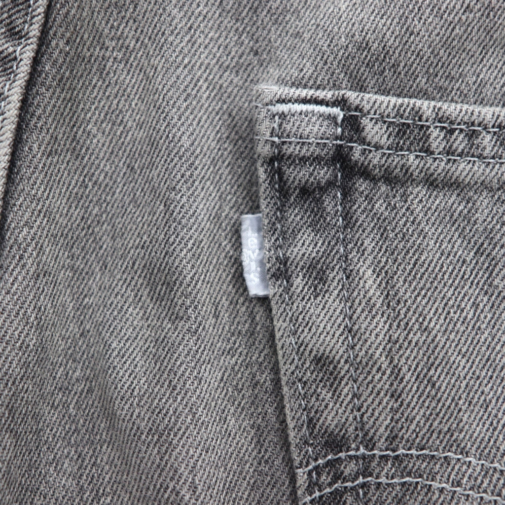 Levi's Silver Tab Loose Wide Leg Denim Pants, Size L, Gray, Zipper Fly, A3421-0006