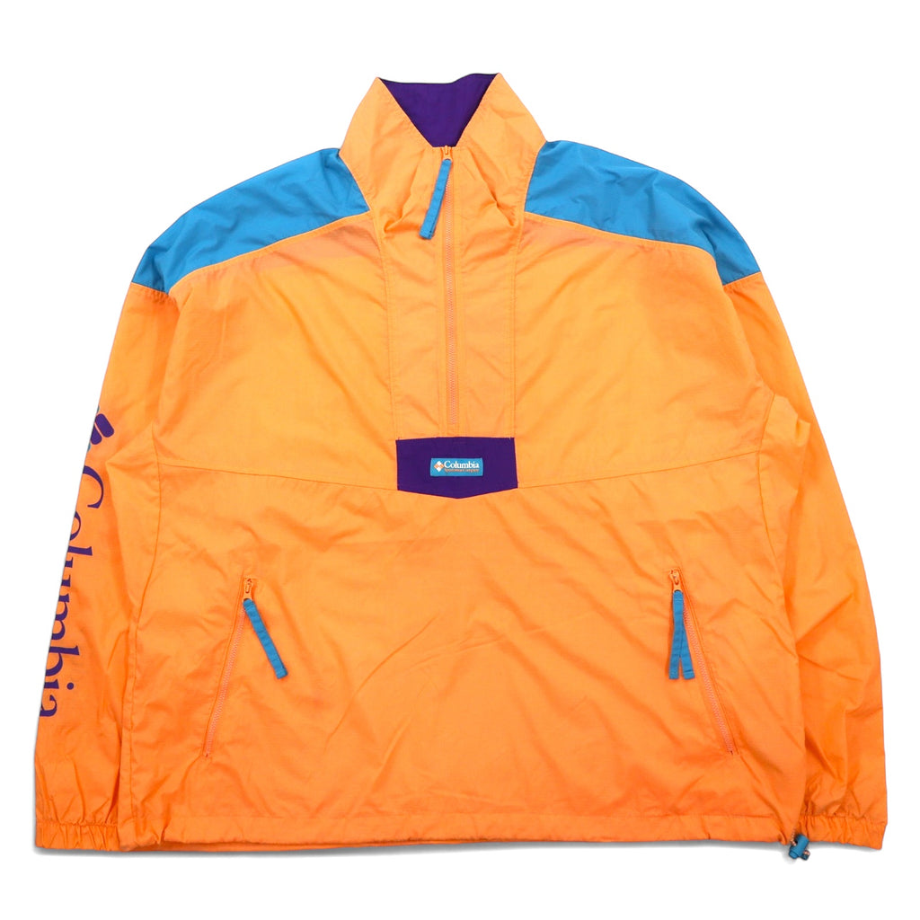 日本然リトテ-古着オンライン-Columbia アノラックジャケット XL オレンジ ナイロン パッカブル 袖ロゴ Santa Ana Anorak Jacket KO0086-Columbia Anorak Jacket XL Orange Nylon Packable Sleeve Logo Santa Ana Anorak Jacket KO0086