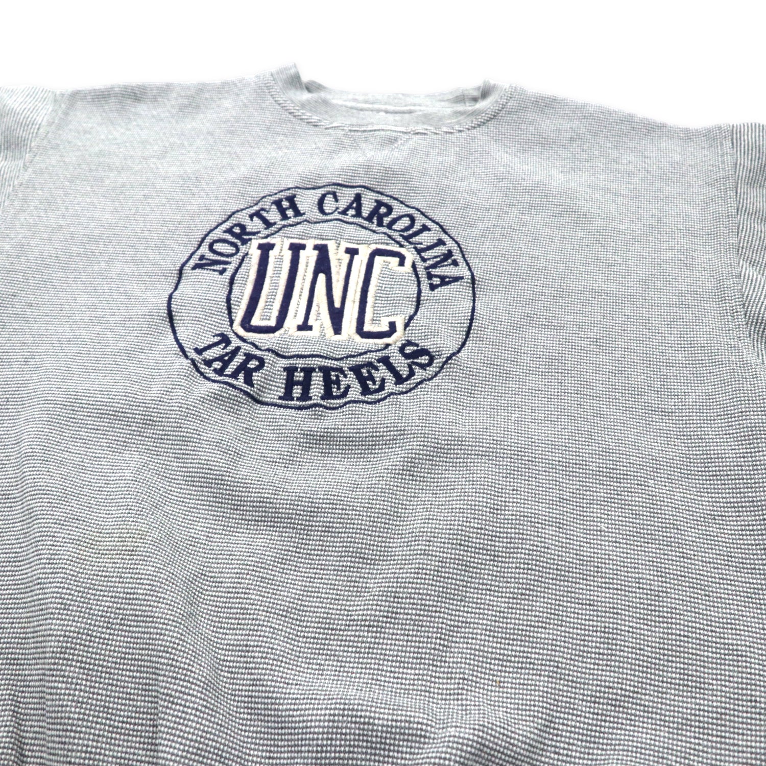 CS CRABLE SPORTSWAR 90s College Sweatshirt M Gray Cotton UNC