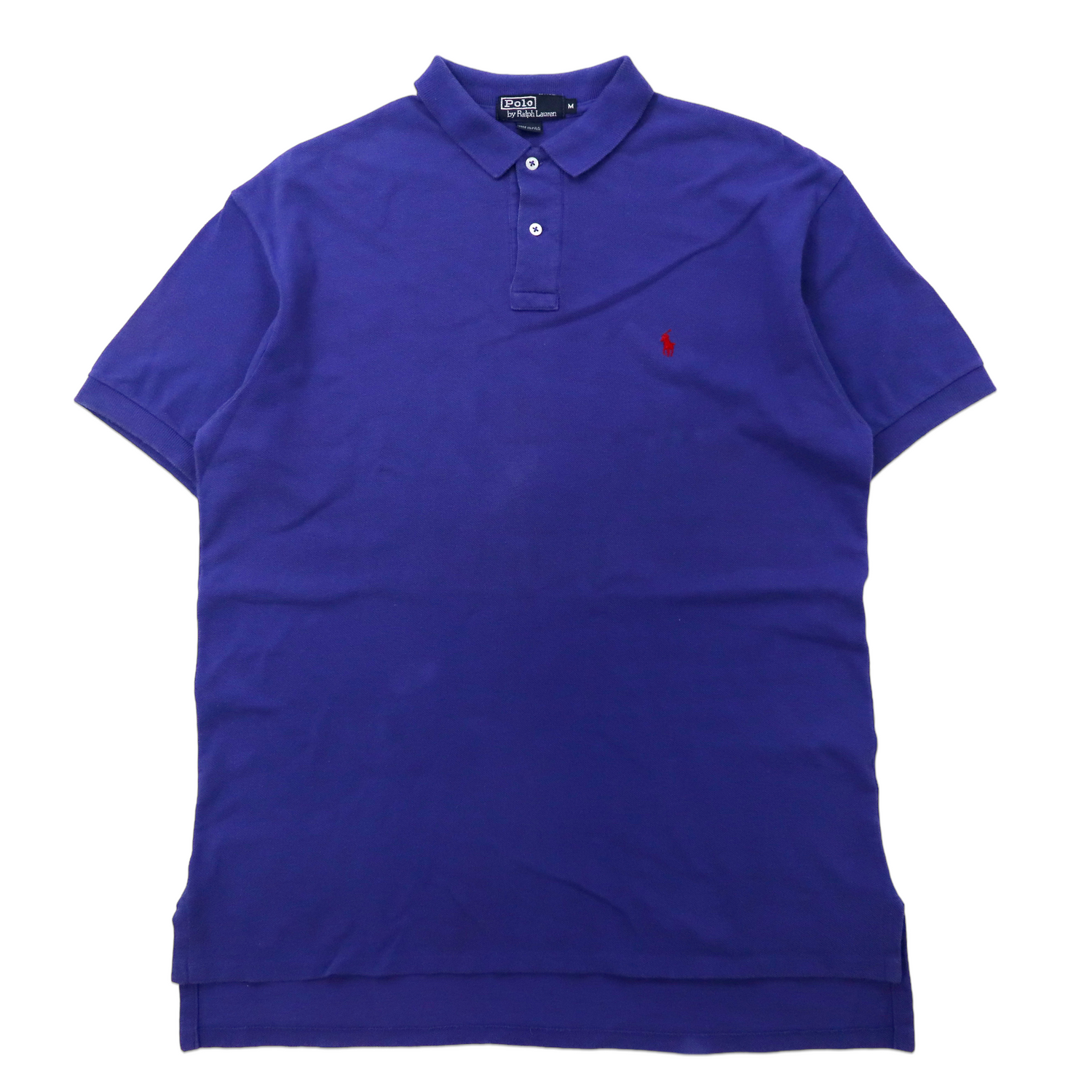 USA製 Polo by Ralph Lauren ビッグサイズ ポロシャツ M ブルー