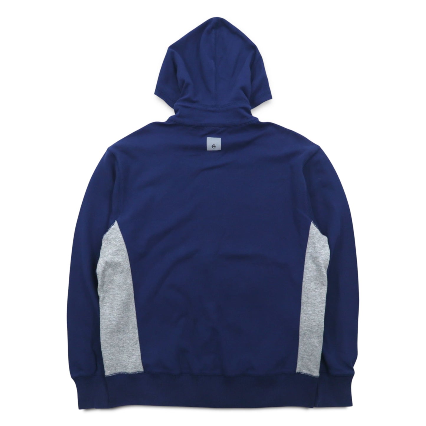 NAUTICA COMPETITION フルジップ パーカー S ブルー グレー コットン