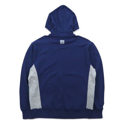 NAUTICA COMPETITION フルジップ パーカー S ブルー グレー コットン