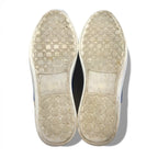 COMME des GARCONS SHIRT Crazy Pattern Wingtip Leather Sneakers 26.5cm Yellow Suede