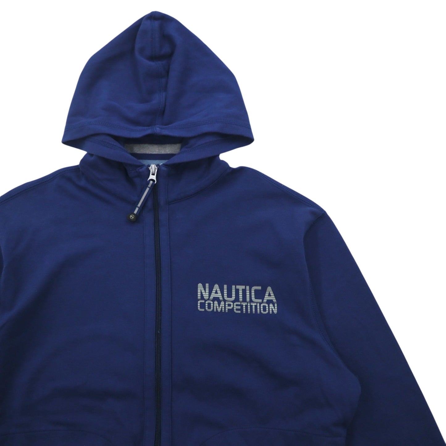 NAUTICA COMPETITION フルジップ パーカー S ブルー グレー コットン
