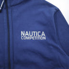 NAUTICA COMPETITION Full Zip Hoodie S Blue Grey Cotton