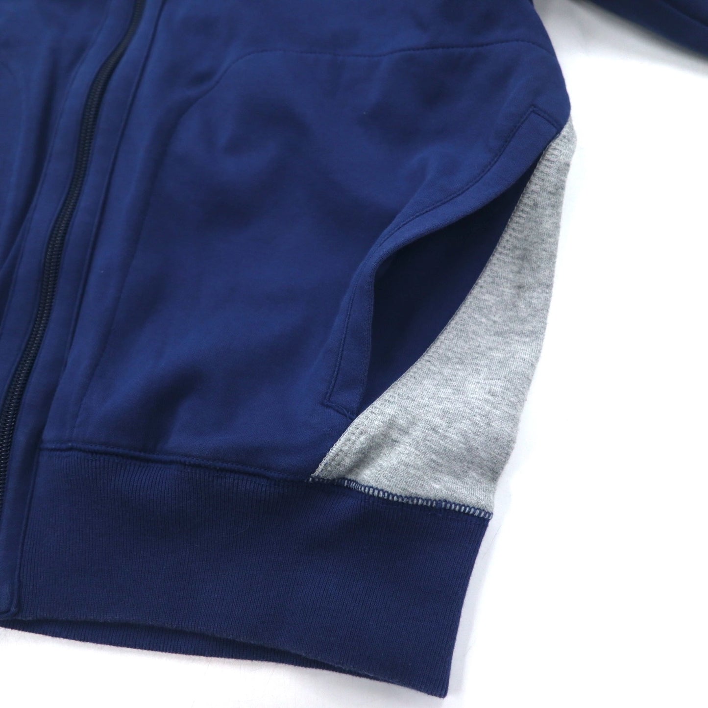 NAUTICA COMPETITION フルジップ パーカー S ブルー グレー コットン