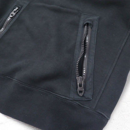 Polo by Ralph Lauren リバースウィーブ ハーフジップスウェット M ブラック 裏地フリース TALONジップ C1 CANOE ワッペン