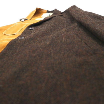 MISTER GENTLEMAN オーバーオール ドッキング ツイードジャケット L キャメル MGP-JK07 日本製