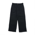 Schott ヘリンボーン ミリタリー トラウザーズ HERRINBONE MILITARY TROUSERS ワークパンツ L ブラック コットン 3196020