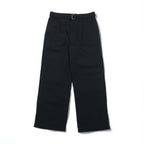 Schott ヘリンボーン ミリタリー トラウザーズ HERRINBONE MILITARY TROUSERS ワークパンツ L ブラック コットン 3196020