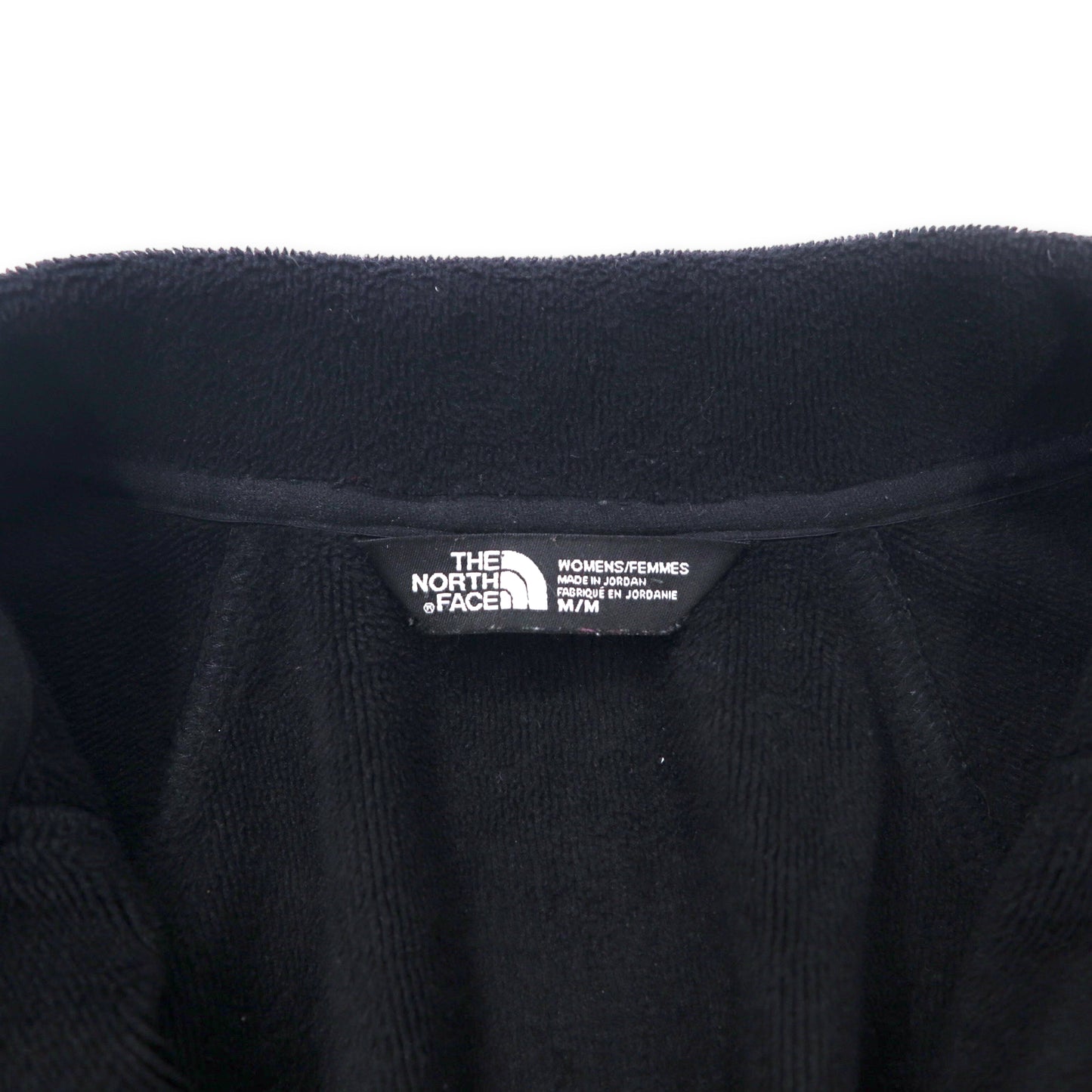 THE NORTH FACE フリースライニングジャケット M ブラック ポリエステル AGAVE FULL ZIP FLEECE JACKET NF0A2RDG