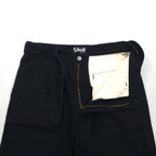 Schott ヘリンボーン ミリタリー トラウザーズ HERRINBONE MILITARY TROUSERS ワークパンツ L ブラック コットン 3196020